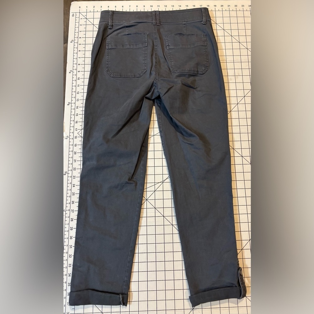 Democracy Straight-Leg Utility Pants in Navy Blue - Picture 6 of 10